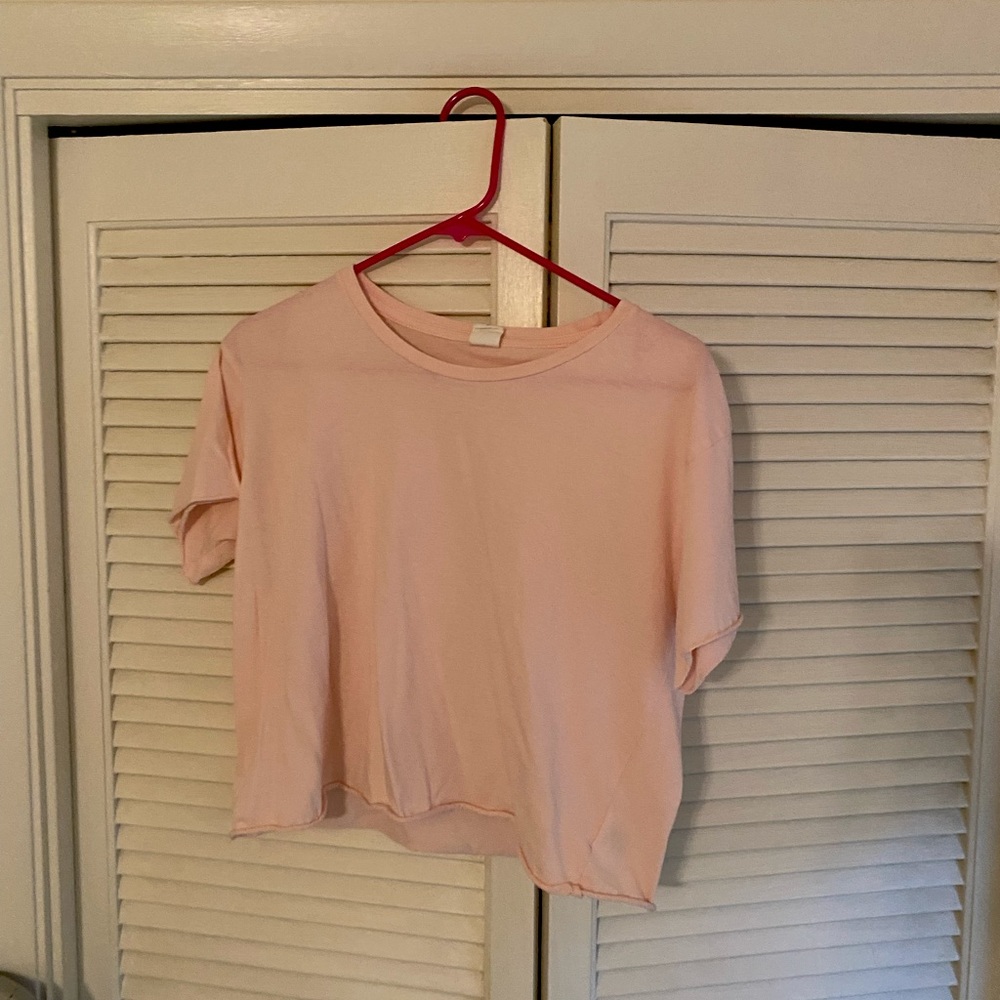 Pink Boxy Tee